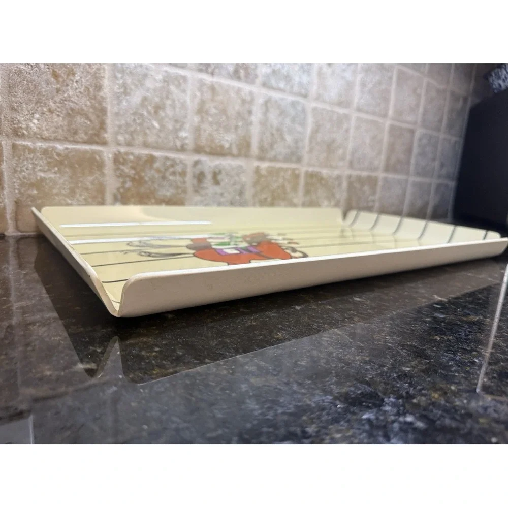 VTG Mid Century Modern Horse‎ Racing Equestrian Derby Plastic Serving Tray Logan